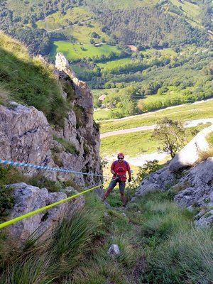 Rapel ferrata del Torreón